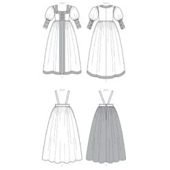 Patron A.C Robe Médievale -Boutique De Cosplay patron ac robe medievale 5