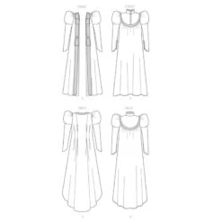 Patron Nuisette & Robe De Chambre Ancienne -Boutique De Cosplay patron nuisette robe de chambre ancienne 6