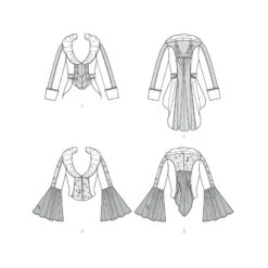 Patron - Vestes à Col Châle -Boutique De Cosplay patron vestes a col chale 7