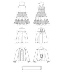 Patron - Vêtements De Poupée -Boutique De Cosplay patron vetements de poupee 8