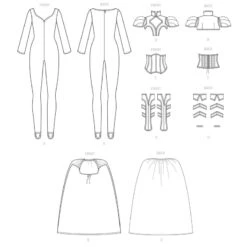 Patron Y.H Super Héroïne -Boutique De Cosplay patron yh super heroine 4