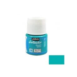 Peinture Textile - Turquoise