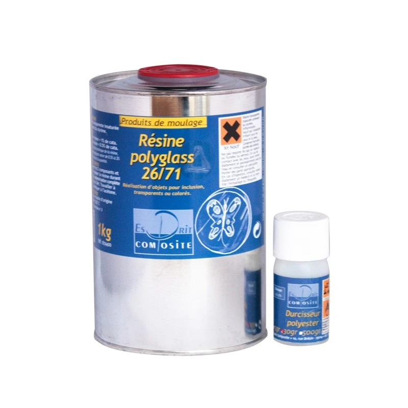 Résine Polyglass 1kg 3 Résine Polyglass 1kg